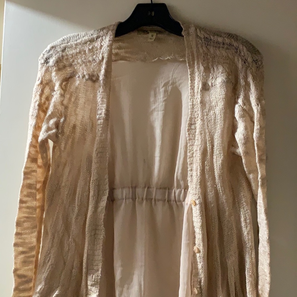 Light cream cardigan